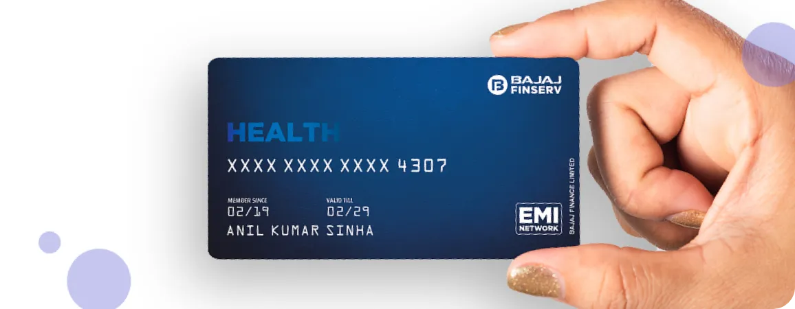 Bajaj Finserv Health EMI Card